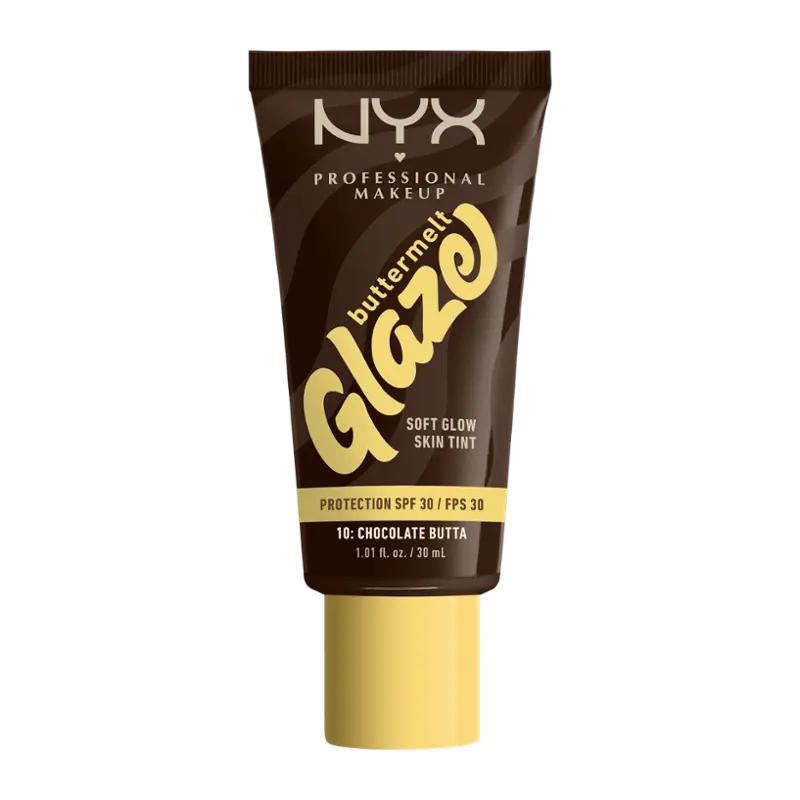 NYX Professional Makeup Make-up Buttermelt Glaze + SPF30 10W Chocolate Butta, 1 ks