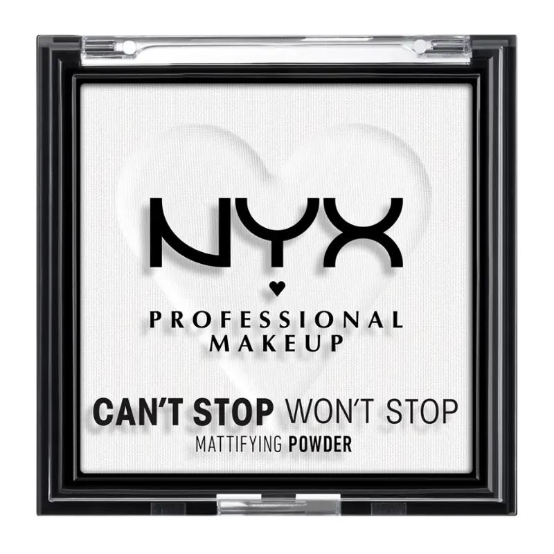 NYX Professional Makeup Pudr Can't Stop Won't Stop Mattifying Bright Transculent, 1 ks