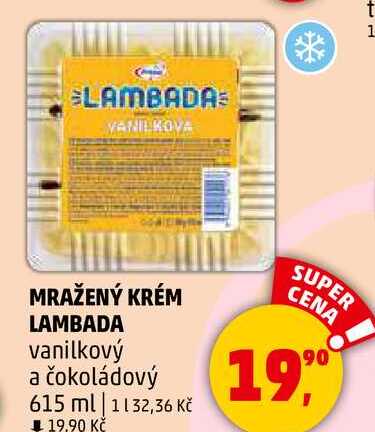 LAMBADA vanilkový a čokoládový, 615 ml 