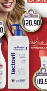 Lactovit Tělové mléko, vybrané druhy 400ml