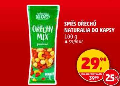 SMĚS OŘECHŮ NATURALIA DO KAPSY, 100 g  
