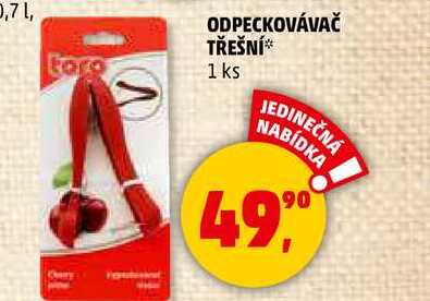 ODPECKOVÁVAČ TŘEŠNÍ, 1 ks 