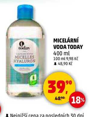 MICELÁRNÍ VODA TODAY, 400 ml
