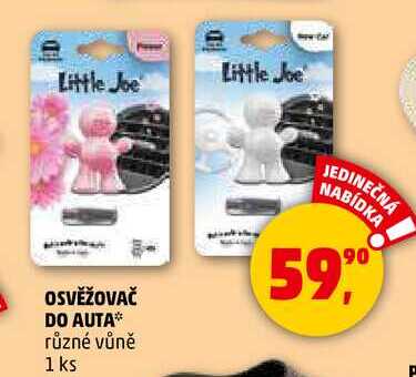 OSVĚŽOVAČ DO AUTA různé vůně, 1 ks  