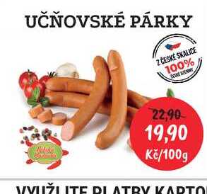 UČŇOVSKÉ PÁRKY 100g