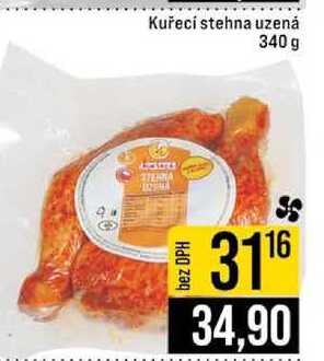 Kuřecí stehna uzená 340g