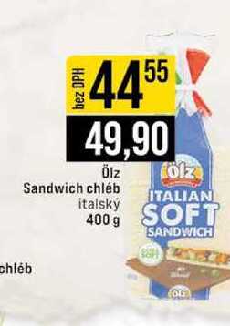 Ölz Sandwich chléb italský 400 g 