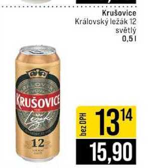 Krušovice Královský ležák 12 světlý 0,5l