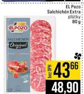 EL Pozo Salchichón Extra plátky 80 g