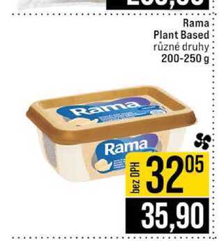Rama Plant Based různé druhy 200-250 g 