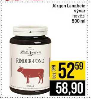 Jürgen Langbein vývar hovězí 500 ml 