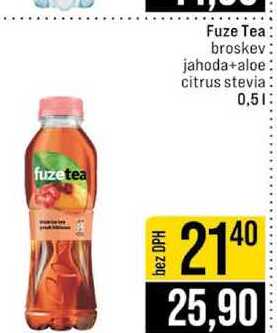 Fuze Tea broskev jahoda+aloe citrus stevia 0,5l