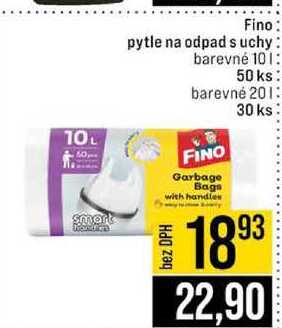Fino pytle na odpad s uchy barevné 10l 50ks barevné 20l 30 ks