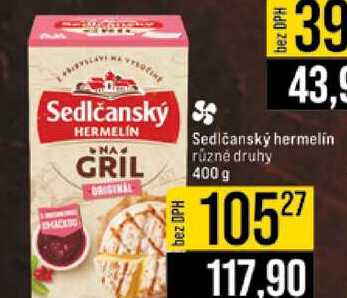 Sedlčanský hermelin různé druhy 400 g