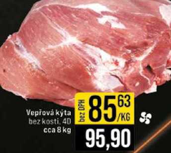 Vepřová kyta bez kosti, 4D cca 8 kg 