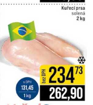 Kuřecí prsa solená 2 kg 