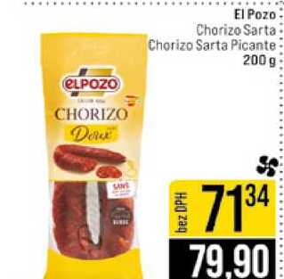 El Pozo Chorizo Sarta Chorizo Sarta Picante 200 g