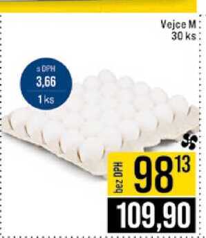 Vejce M 30 ks