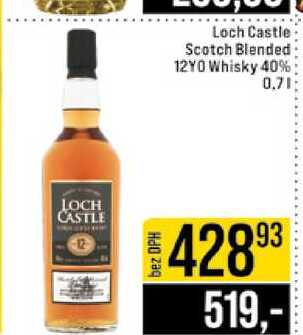 Loch Castle Scotch Blended 12YO Whisky 40% 0.7l