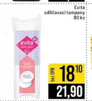 Evita odličovací tampony 80 ks