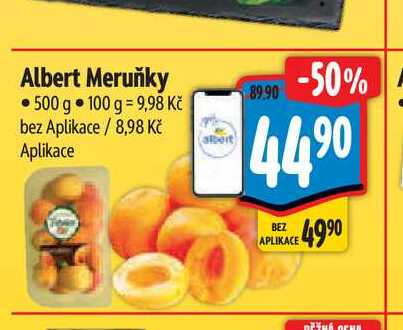 Albert Meruňky 500 g 