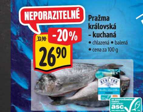  Pražma královská - kuchaná  100 g