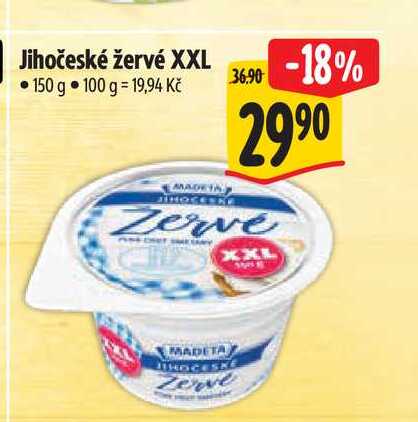 Jihočeské žervé XXL 150 g 