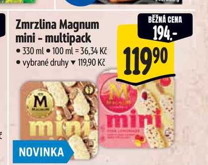 Zmrzlina Magnum mini-multipack 330 ml  