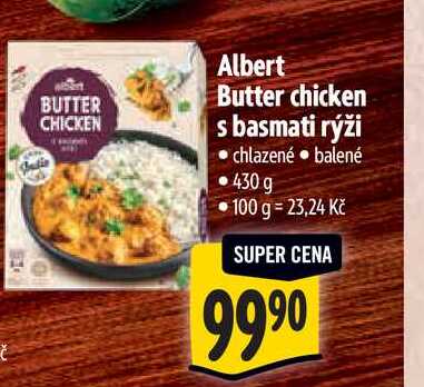 Albert Butter chicken s basmati rýži  430 g