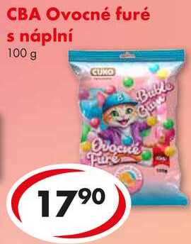 CBA Ovocné furé náplní, 100 g 