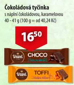 Čokoládová tyčinka, 40-41 g