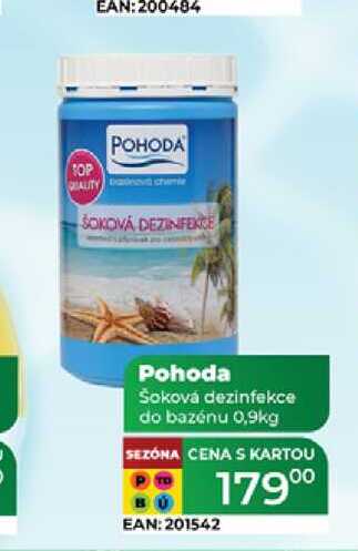 Pohoda Šoková dezinfekce do bazénu 0,9kg