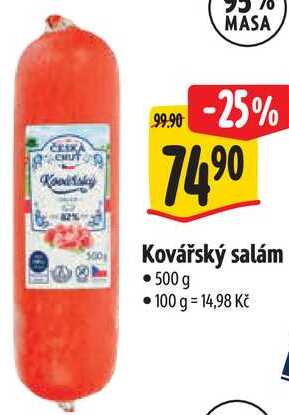 Kovářský salám, 500 g