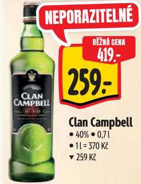 Clan Campbell, 0,7 l