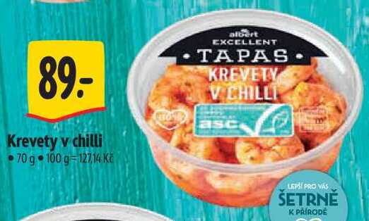 Krevety v chilli, 70 g 