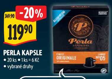 PERLA KAPSLE, 20 ks  