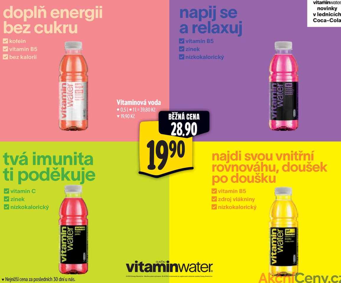 Vitaminová voda, 0,5 l