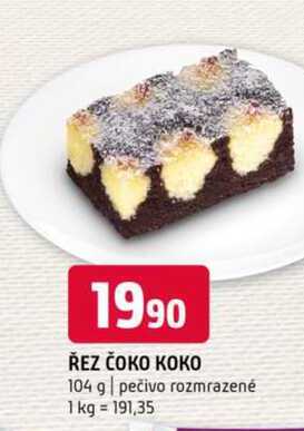 Řez čoko koko 104 g pečivo rozmrazené