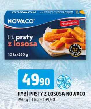 Nowaco Rybí prsty lososa 250g