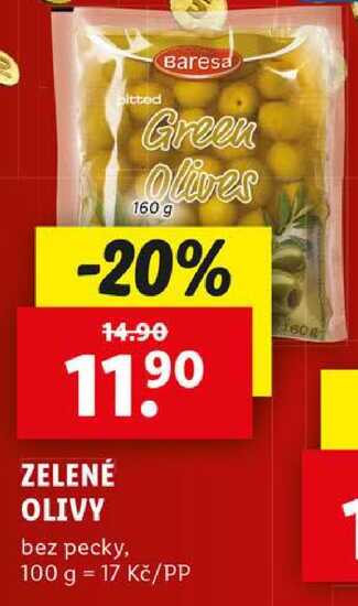 ZELENÉ OLIVY, 160 g