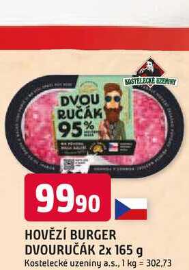 KOSTELECKÉ UZENINY DVOURUČÁK 2x 165 g 