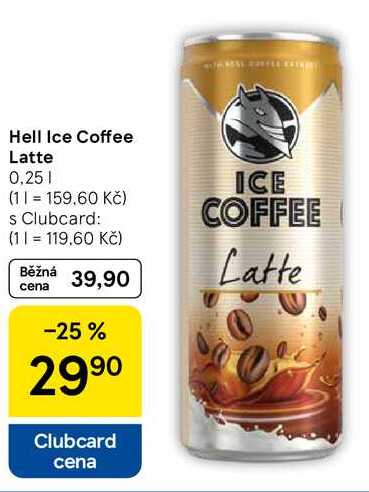 Hell Ice Coffee Latte, 0,25 l