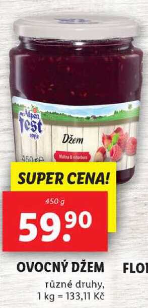 OVOCNÝ DŽEM, 450 g