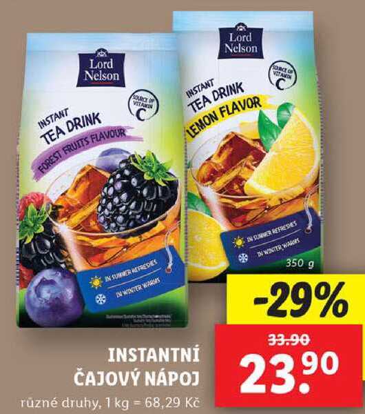 INSTANTNÍ ČAJOVÝ NÁPOJ, 350 g