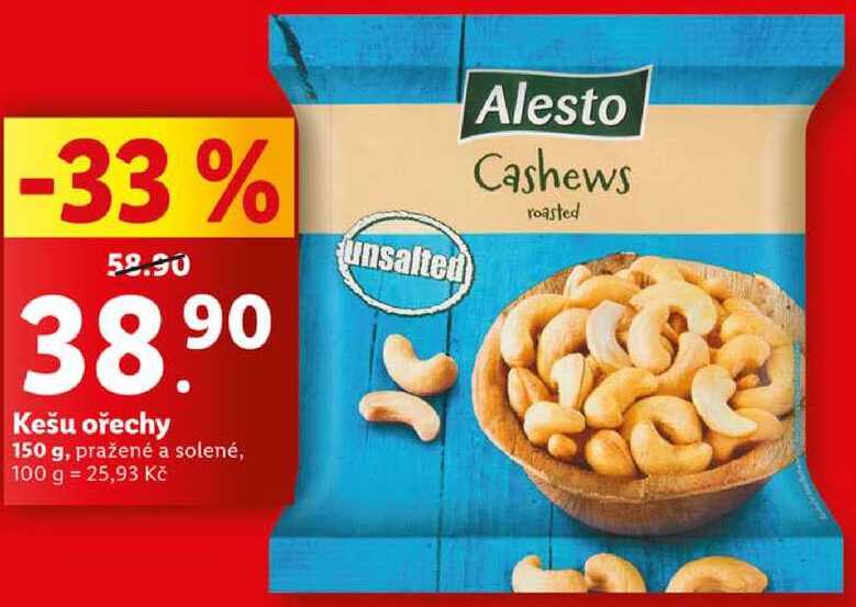 Kešu ořechy, 150 g