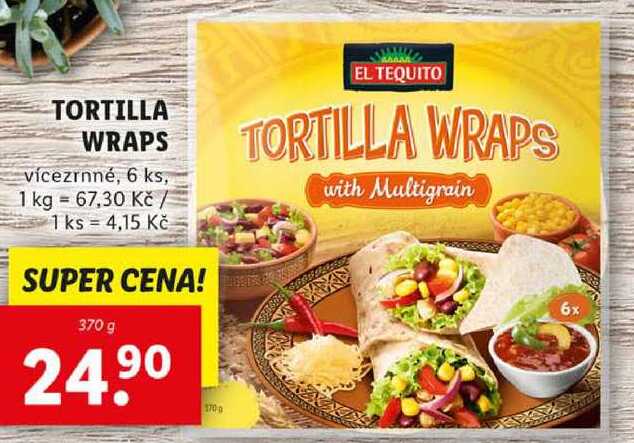 TORTILLA WRAPS, 370 g