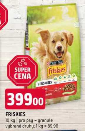Friskies 10 kg pro psy granule vybrané druhy