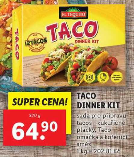 TACO DINNER KIT, 320 g