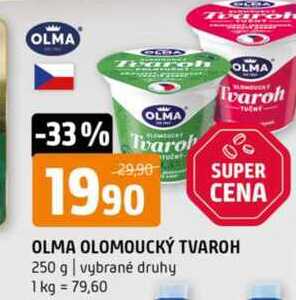 Olma Olmáček Tvaroh 250g vybrané druhy