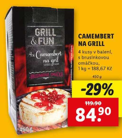 CAMEMBERT NA GRILL, 450 g